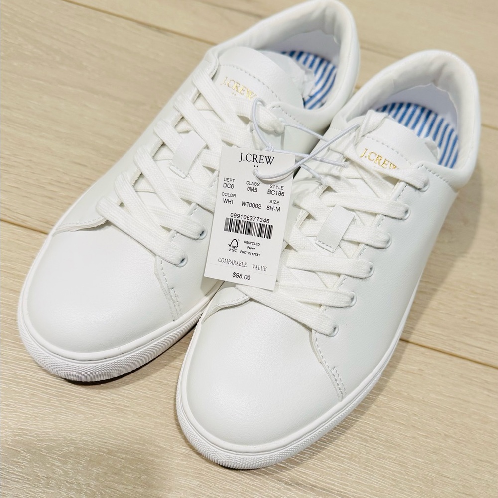 J.Crew White Sneakers